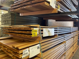 Ca. 76x Guyana Ipé Country Grade Planken Geschaafd, 18x90mm, lengte 35